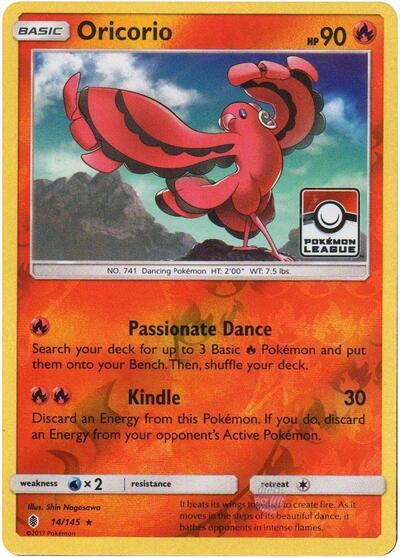 Oricorio - 14/145 (Pokemon League)