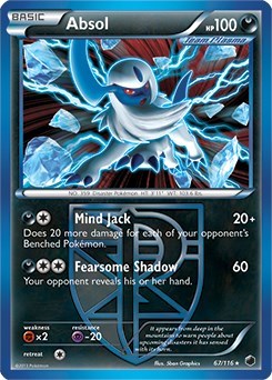 Absol - 67/116 (Moltres Legendary Battle Deck)