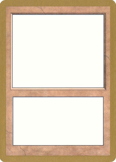 1997 World Championship Blank Card
