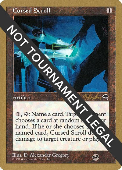 Cursed Scroll - 1998 Brian Hacker (TMP) (SB)