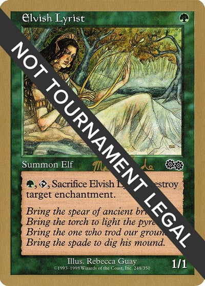 Elvish Lyrist - 1999 Matt Linde (USG)