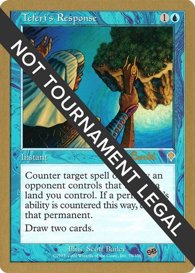 Teferi's Response - 2001 Alex Borteh (INV) (SB)