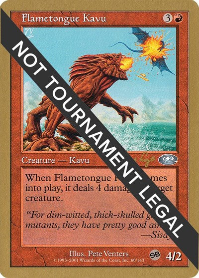 Flametongue Kavu - 2001 Jan Tomcani (PLS)