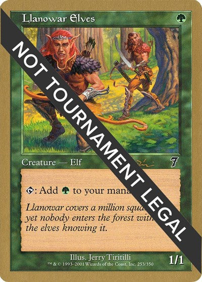 Llanowar Elves - 2001 Jan Tomcani (7ED)