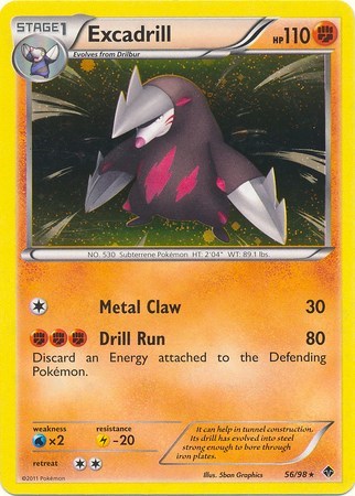 Excadrill - 56/98 (Cosmos Holo)