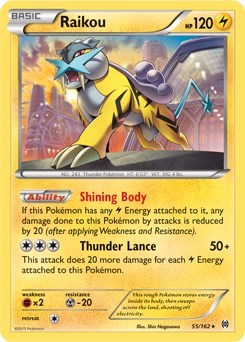 Raikou - 55/162 (Cosmos Holo)