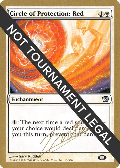 Circle of Protection: Red - 2004 Julien Nuijten (8ED) (SB)