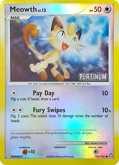 Meowth - 106/146 [Platinum]