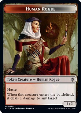 Human Rogue // Food (015) Double-Sided Token