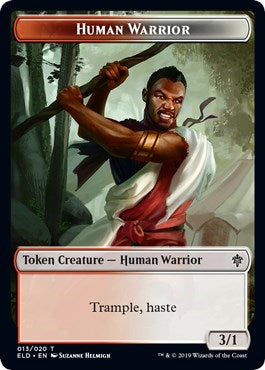 Human Warrior // Food (018) Double-Sided Token