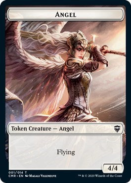 Angel // Salamander Warrior Double-Sided Token