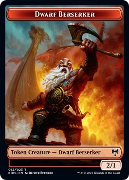 Dwarf Berserker // Shard Double-Sided Token