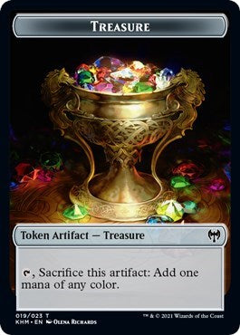 Treasure // Zombie Berserker Double-Sided Token