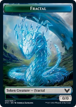 Fractal (3) // Emblem - Lukka, Wayward Bonder (8) Double-sided Token