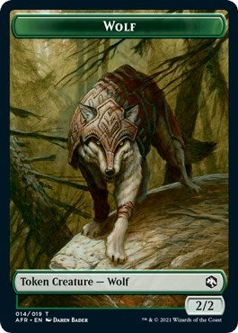 Wolf // Emblem - Mordenkainen Double-Sided Token