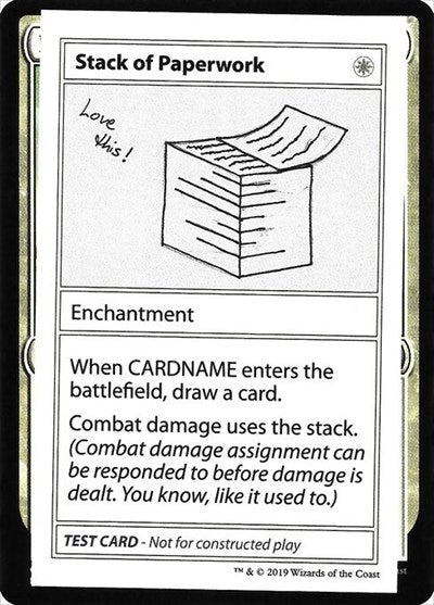 Stack of Paperwork (No PW Symbol)