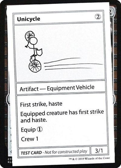 Unicycle (No PW Symbol)