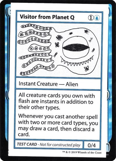 Visitor from Planet Q (No PW Symbol)