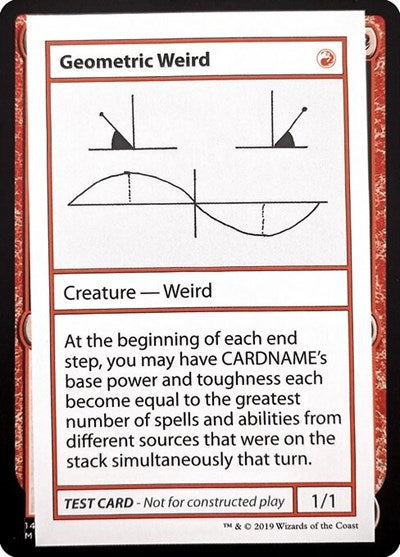 Geometric Weird (No PW Symbol)