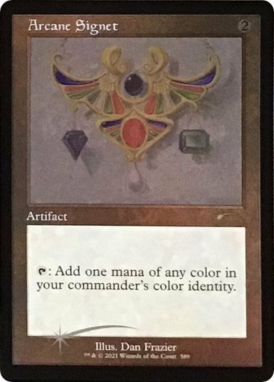 Arcane Signet (589) (Foil Etched)