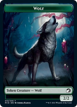 Wolf // Beast Double-Sided Token