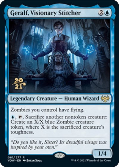 Geralf, Visionary Stitcher