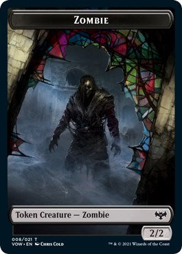 Zombie (008) // Human (010) Double-Sided Token