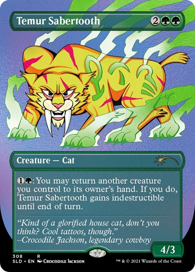Temur Sabertooth (Foil Etched)