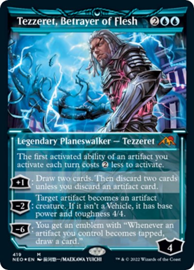 Tezzeret, Betrayer of Flesh (Showcase) (Foil Etched)