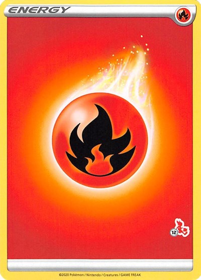 Fire Energy (#12 Cinderace Stamped)