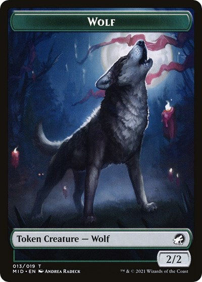 Wolf (013) // Treasure (015) Double-Sided Token (Challenger 2022)