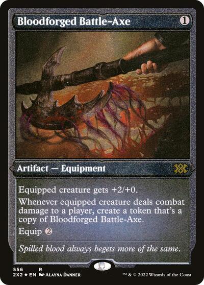 Bloodforged Battle-Axe (Foil Etched)