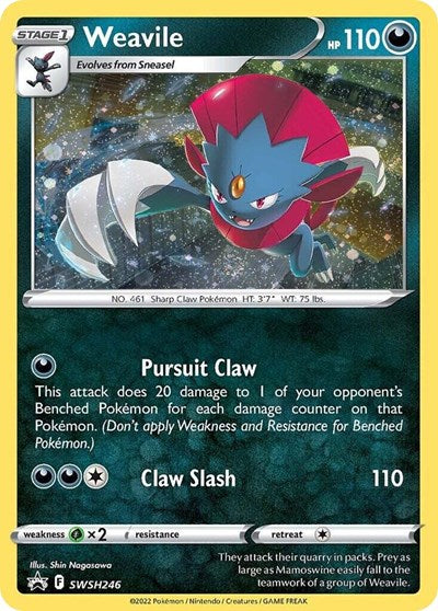 Weavile - SWSH246 (Cosmos Holo)