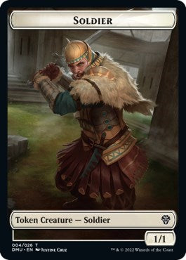 Soldier // Monk Double-Sided Token