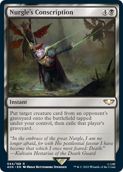 Nurgle's Conscription (Surge Foil)