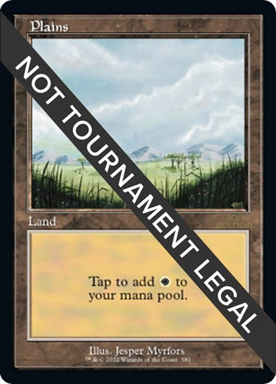 Plains (581) (Retro Frame)
