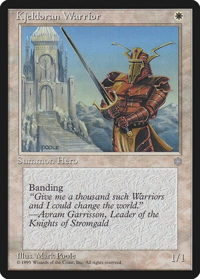 Kjeldoran Warrior