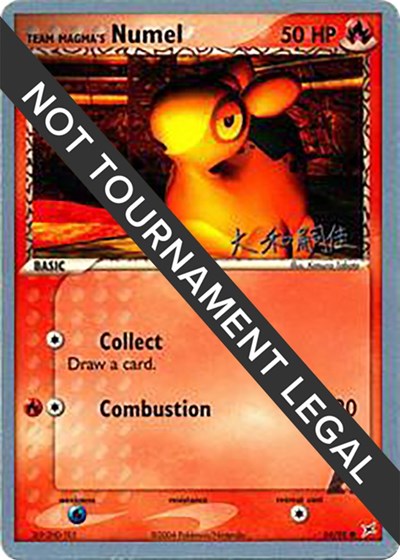 Team Magma's Numel - 2004 (Tsuguyoshi Yamato)