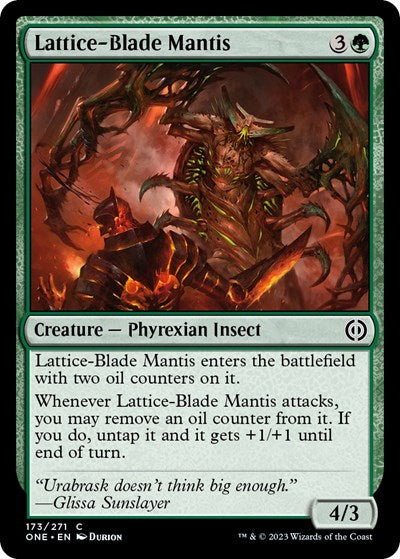 Lattice-Blade Mantis