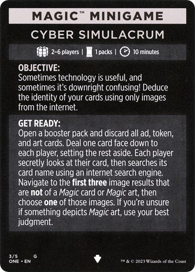 Magic Minigame: Cyber Simulacrum