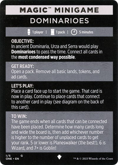 Magic Minigame: Dominarioes