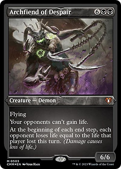 Archfiend of Despair (Foil Etched)