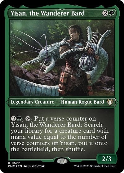 Yisan, the Wanderer Bard (Foil Etched)