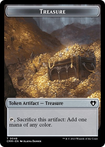 Treasure // Phyrexian Germ Double-Sided Token