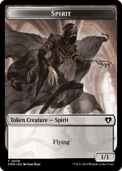 Spirit (0039) // Elemental (0025) Double-Sided Token