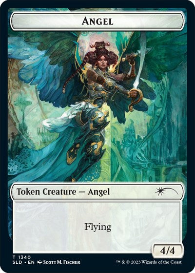 Angel (SLD) // Soldier (GRN) Double-sided Token