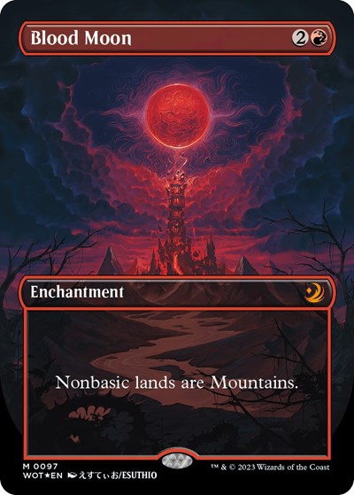 Blood Moon (Anime Borderless) (Confetti Foil)