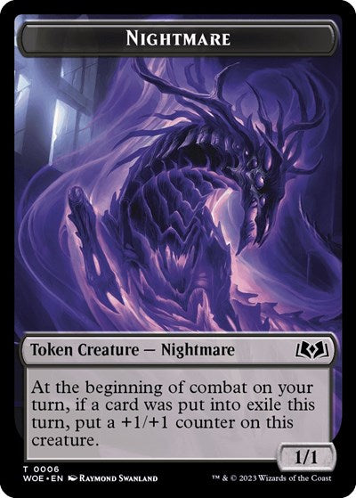 Nightmare // Food (0012) Double-Sided Token