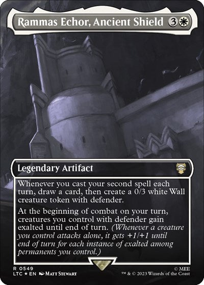 Rammas Echor, Ancient Shield (Borderless) (Surge Foil)