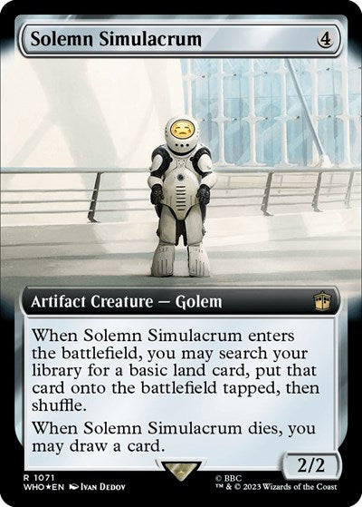 Solemn Simulacrum (Extended Art) (Surge Foil)